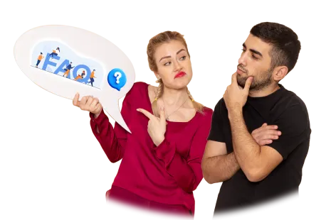 young inquisitive couple